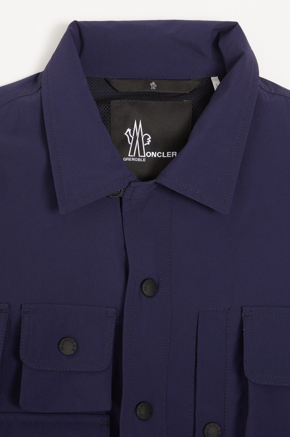 Moncler Blue Jacket with collar