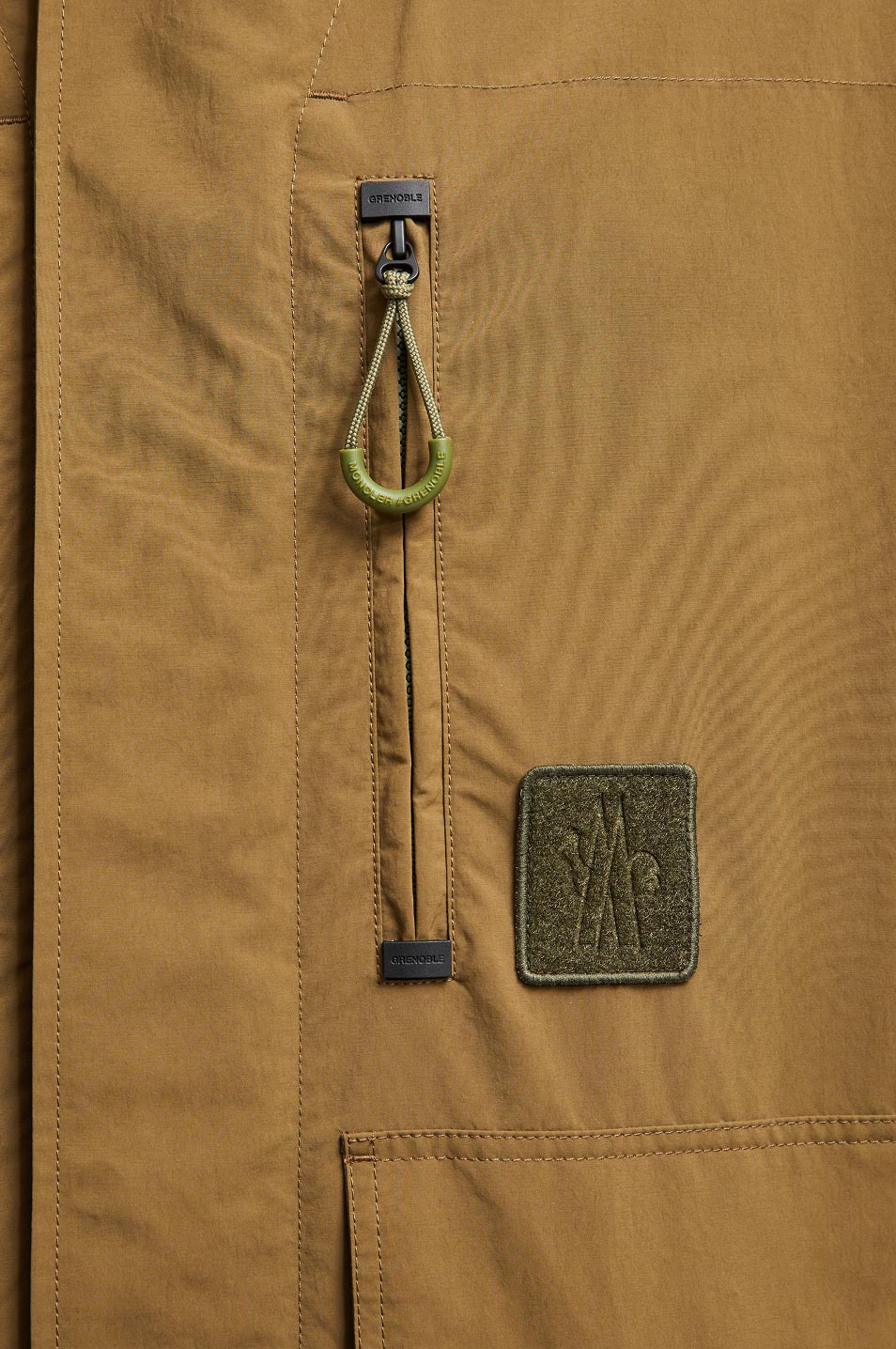 Moncler Khaki Shell Jacket
