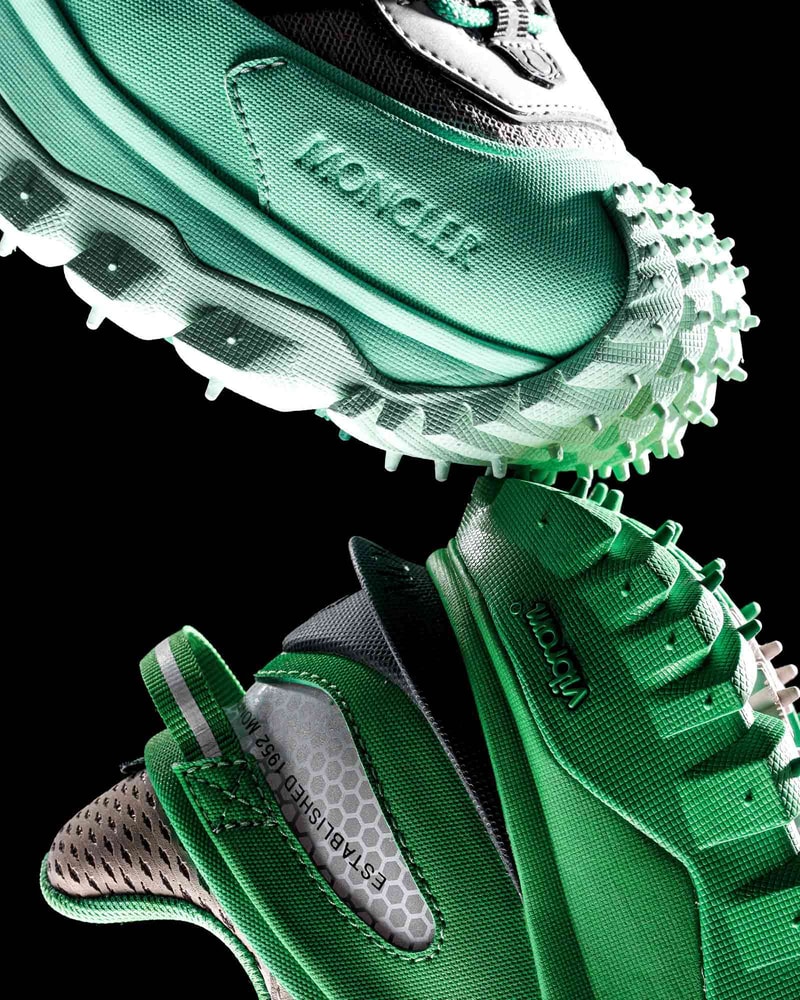 Moncler Trailgrip Lite sneakers explored by Techunter Magazine, highlighting innovative materials and techwear design