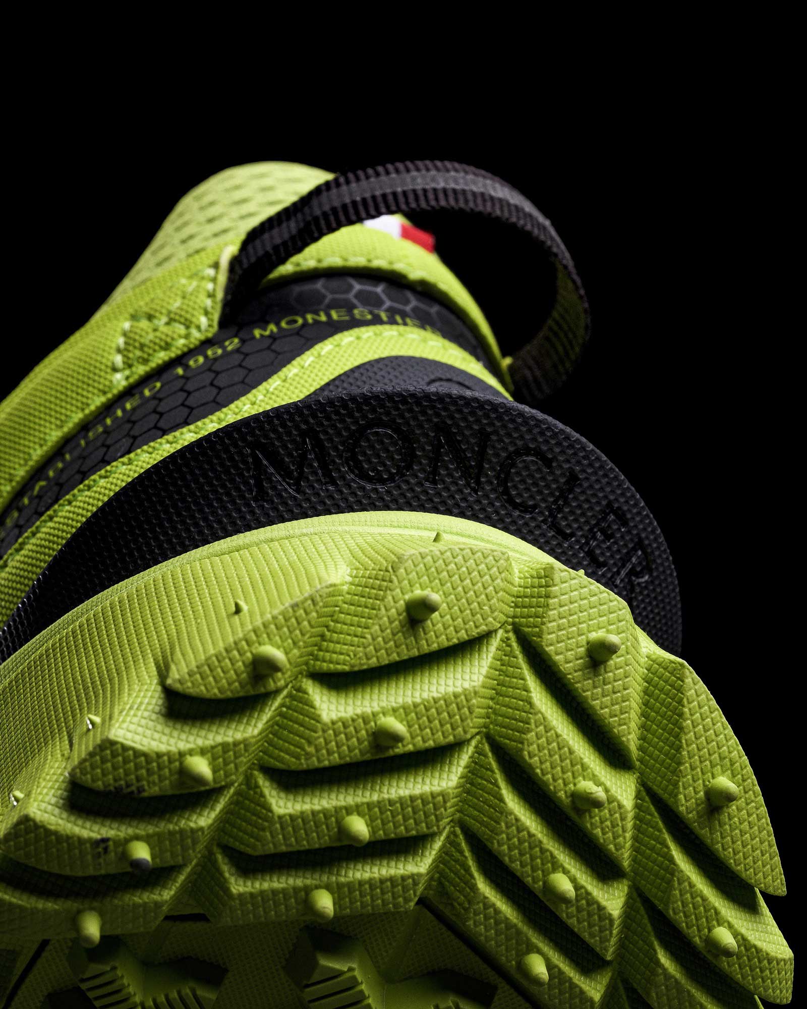 Moncler Trailgrip Lite sneakers explored by Techunter Magazine, highlighting innovative materials and techwear design