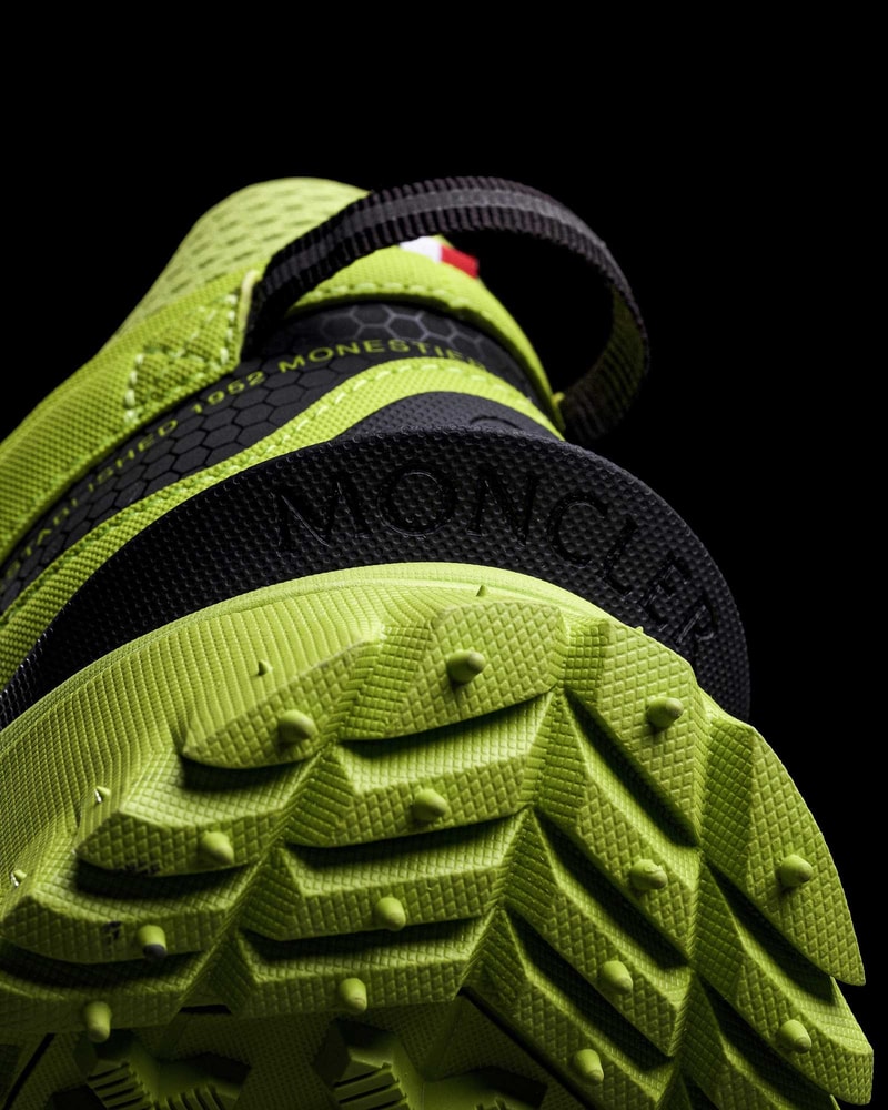 Moncler Trailgrip Lite sneakers explored by Techunter Magazine, highlighting innovative materials and techwear design