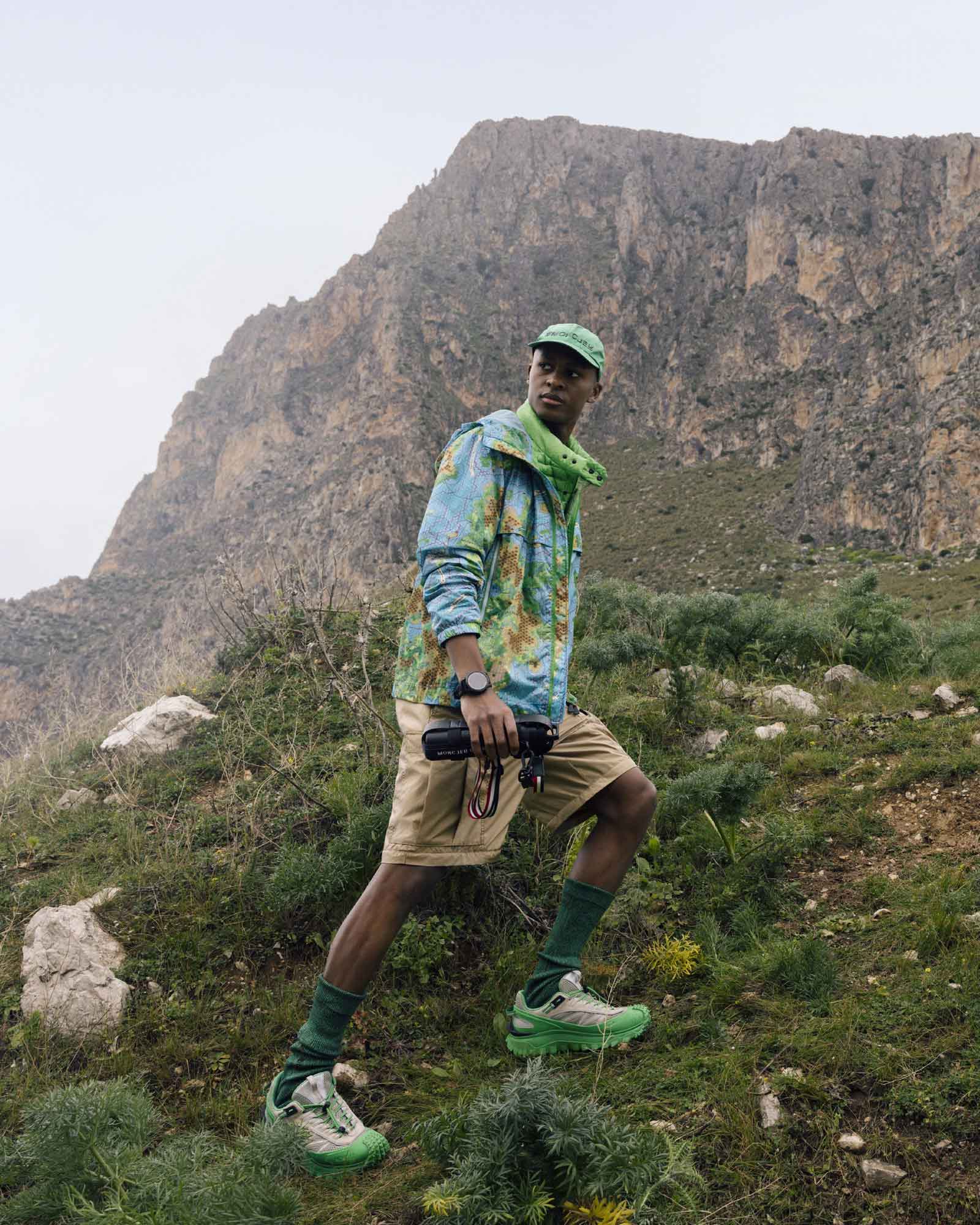 Moncler Grenoble Spring/Summer 2023 jackets and garments with GORE-TEX, POLARTEC® fleece and SENSITIVE® fabrics for wind and rain protection