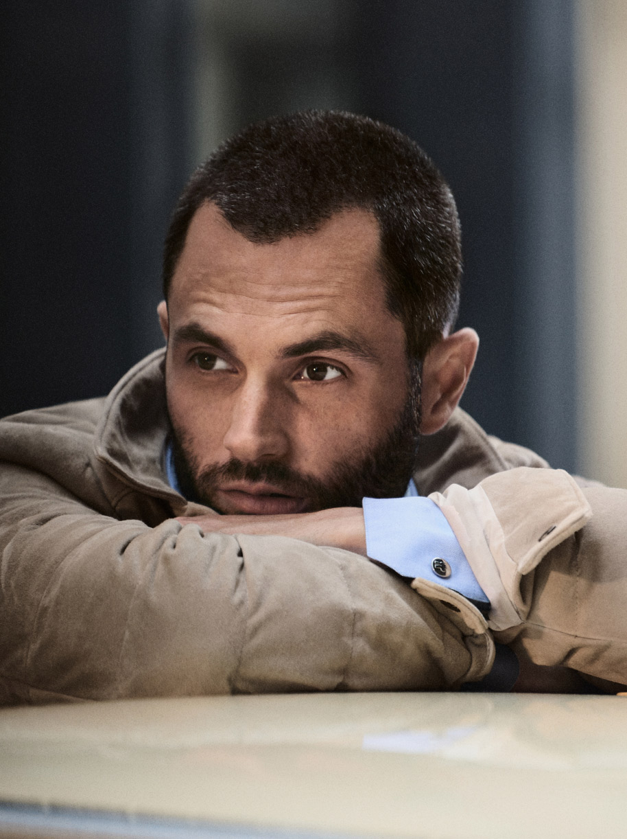 Moncler Elegant Collection In New York With Starring Penn Badgley