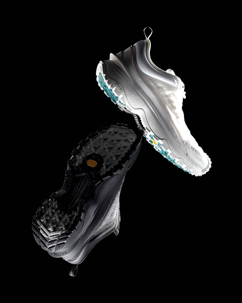Moncler Trailgrip Lite sneakers explored by Techunter Magazine, highlighting innovative materials and techwear design