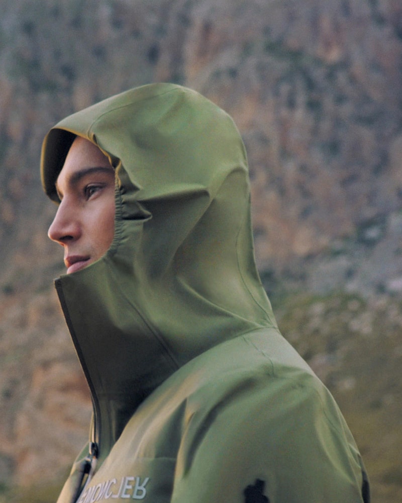 Moncler Grenoble Spring/Summer 2023 jackets and garments with GORE-TEX, POLARTEC® fleece and SENSITIVE® fabrics for wind and rain protection