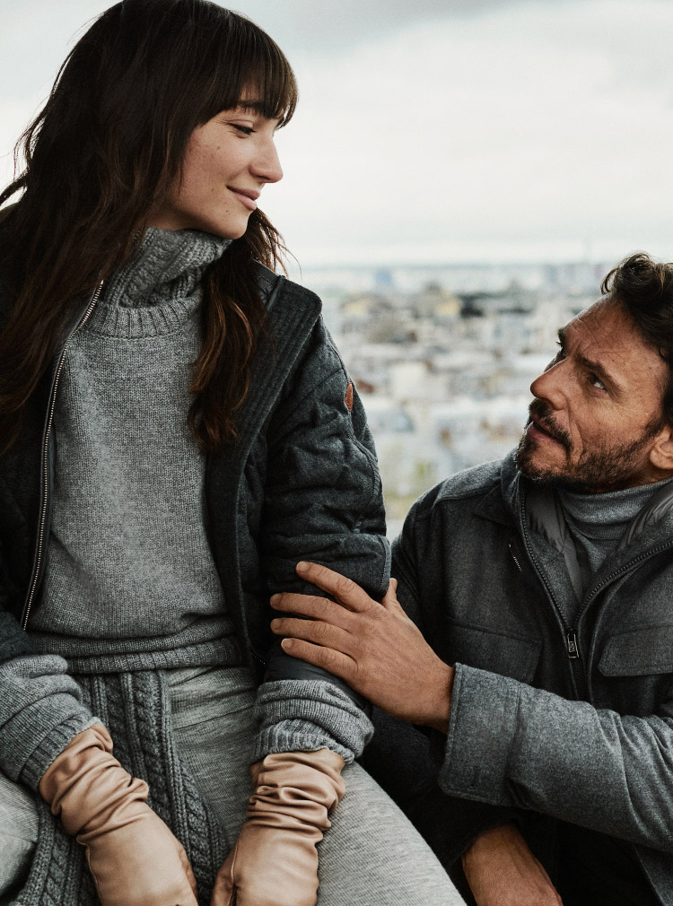 Moncler Fall/Winter 24 campaign shoot in Paris