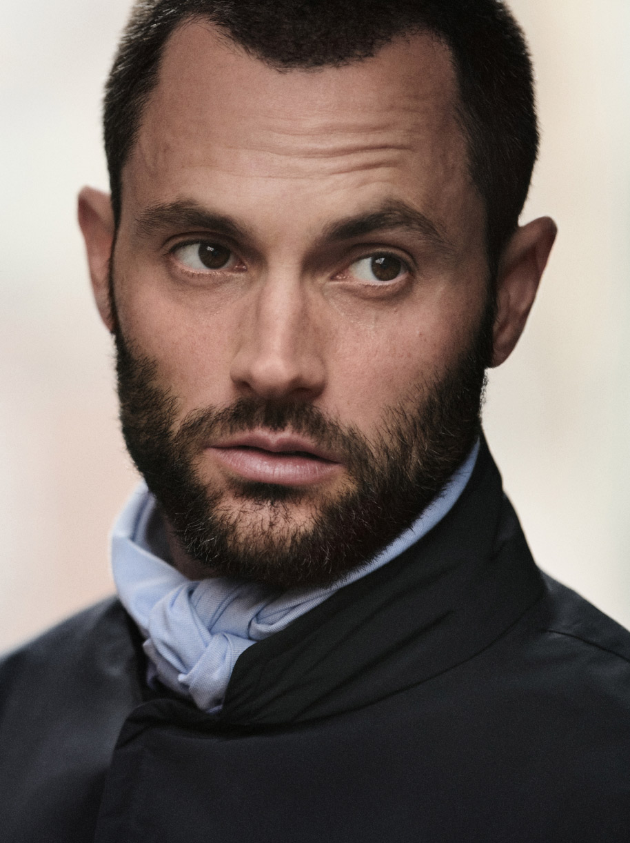 Moncler Elegant Collection In New York With Starring Penn Badgley