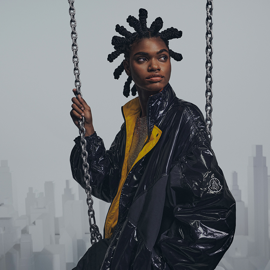 Moncler Genius x Alicia Keys jerseys with Empire State of Mind lyrics and NYC-inspired design