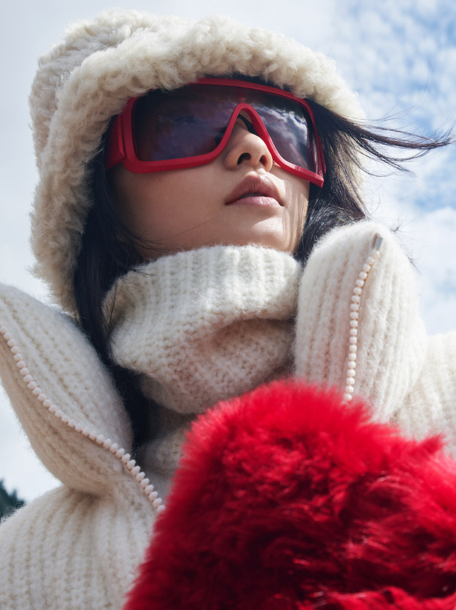 Moncler Grenoble FW24 滑雪服 羊毛法兰绒 & 府绸