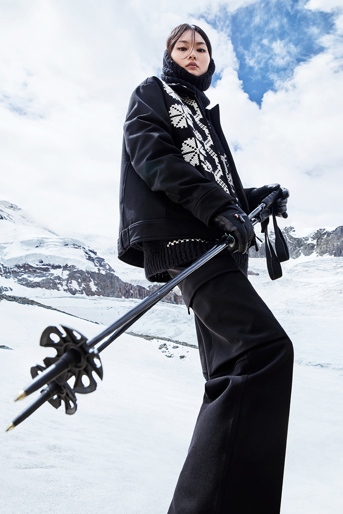 Moncler Grenoble FW24 滑雪服 羊毛法兰绒 & 府绸