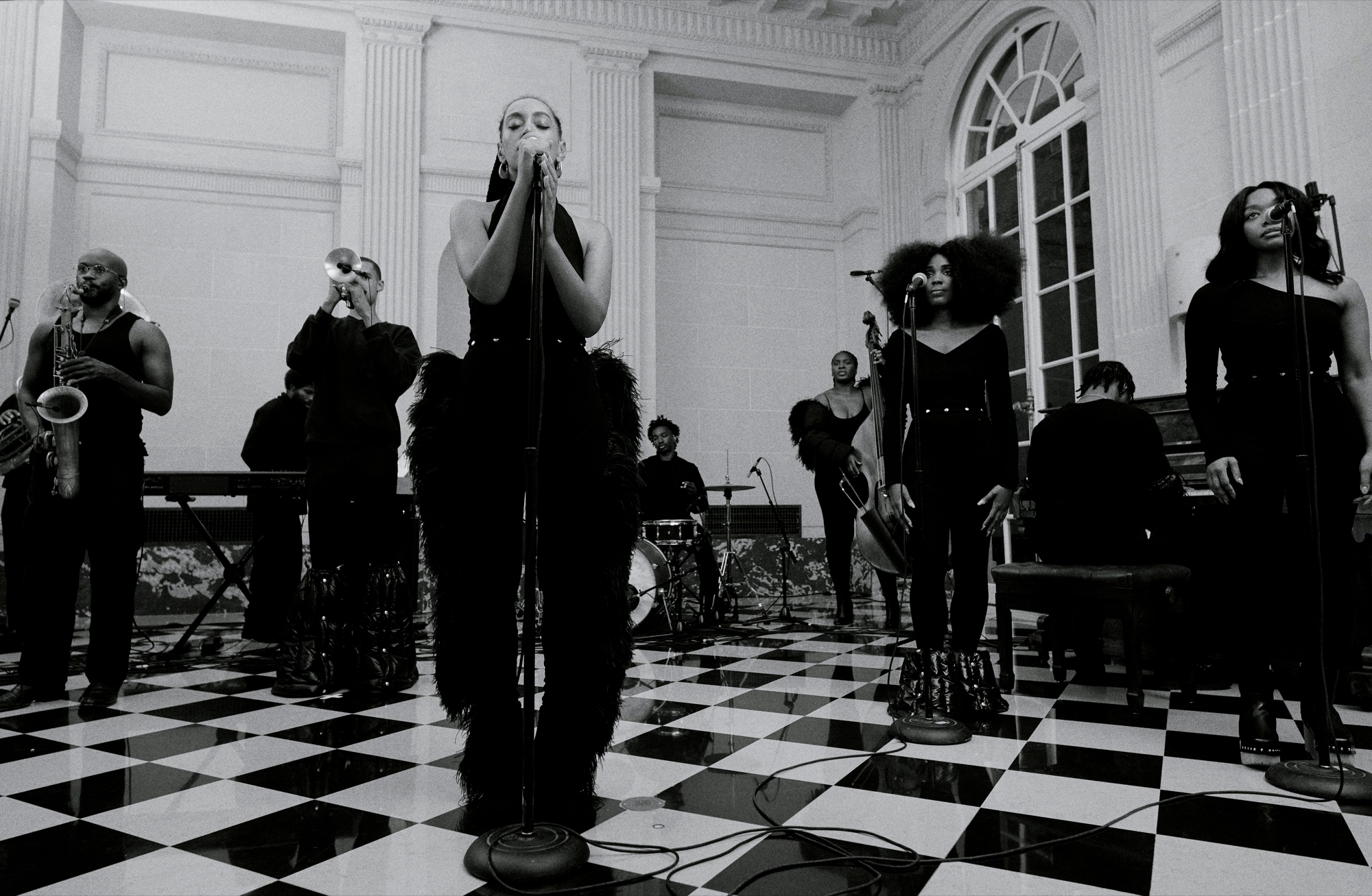 Moncler Parachute Performance At Mondogenius Show