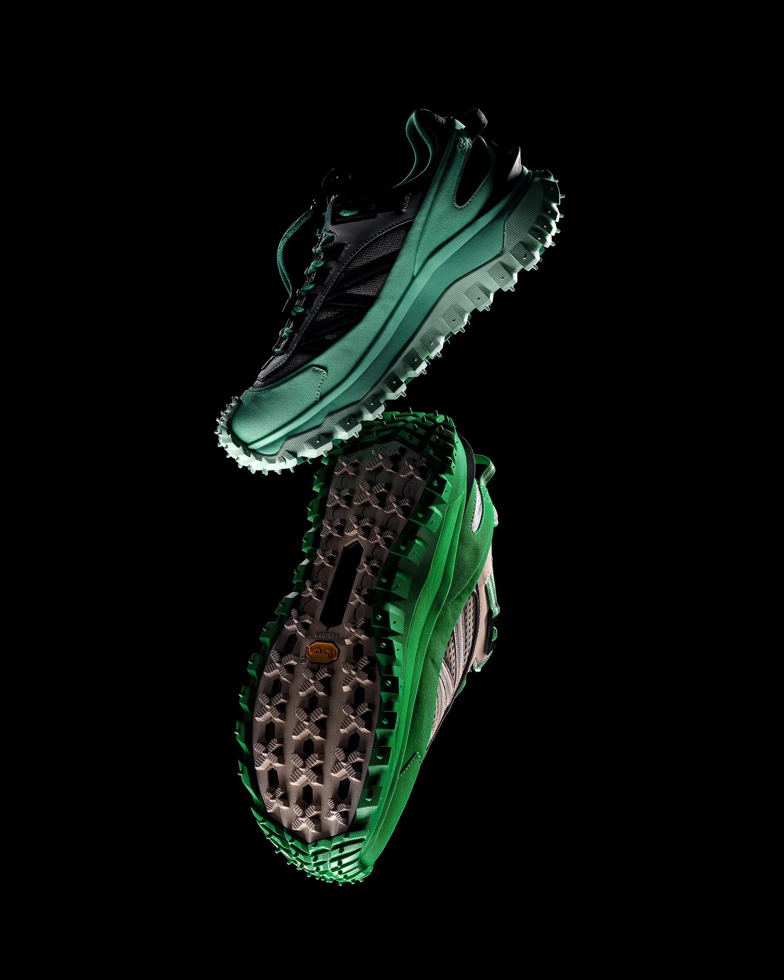 Moncler Trailgrip Lite sneakers explored by Techunter Magazine, highlighting innovative materials and techwear design
