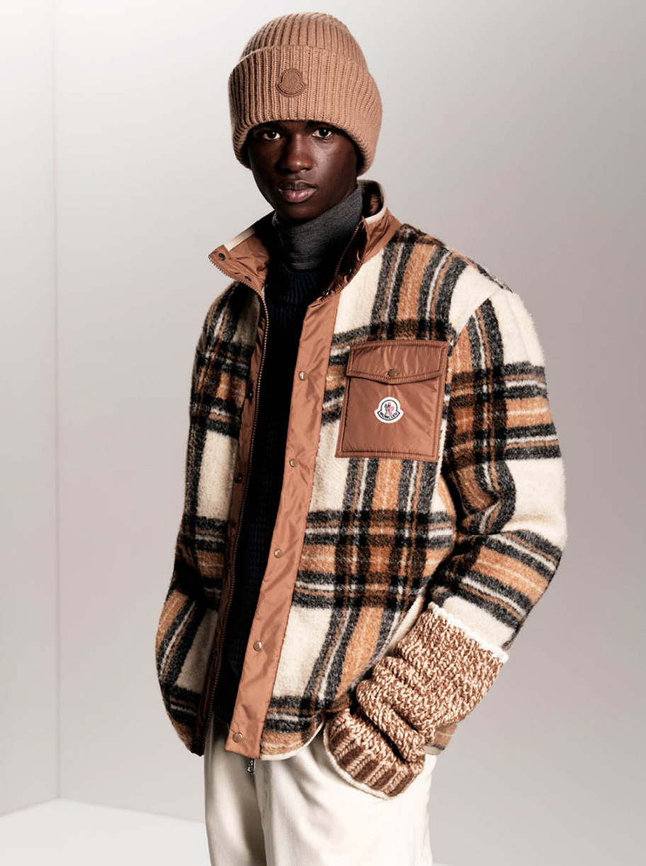 Moncler men's wool puffers, nylon jackets and merino cardigans