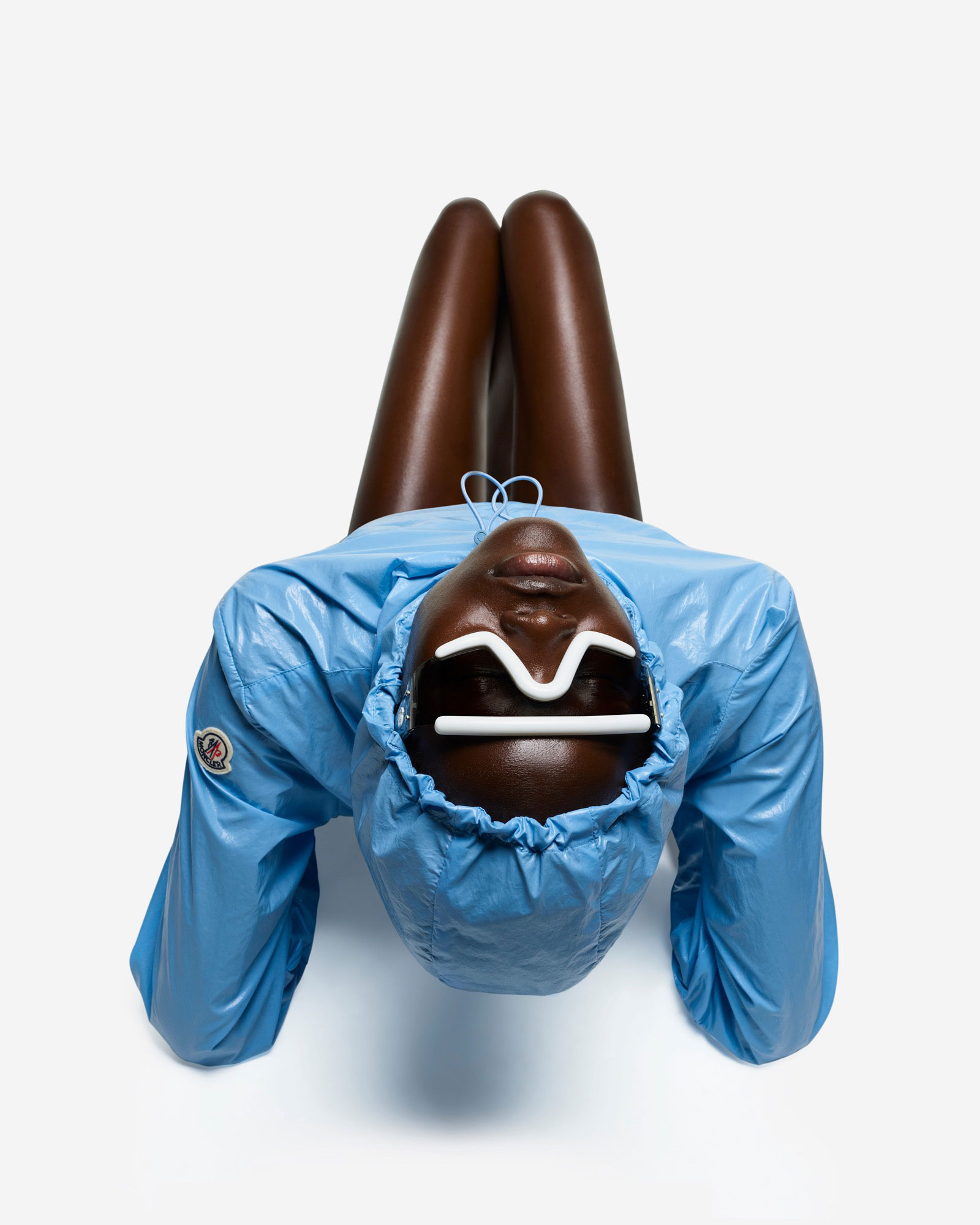 Moncler Summer 2023 collection highlighting garments’ shapes, textures and fashion styling by Imruh Asha