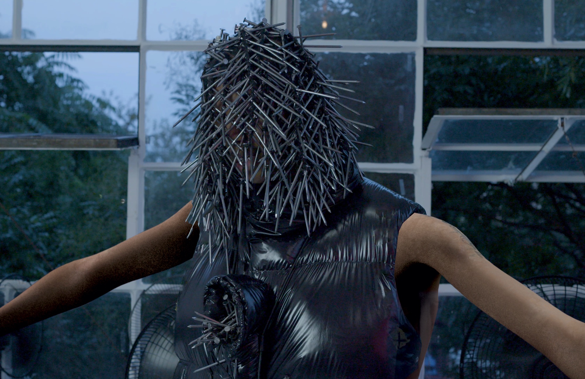 Moncler Parachute Performance At Mondogenius Show