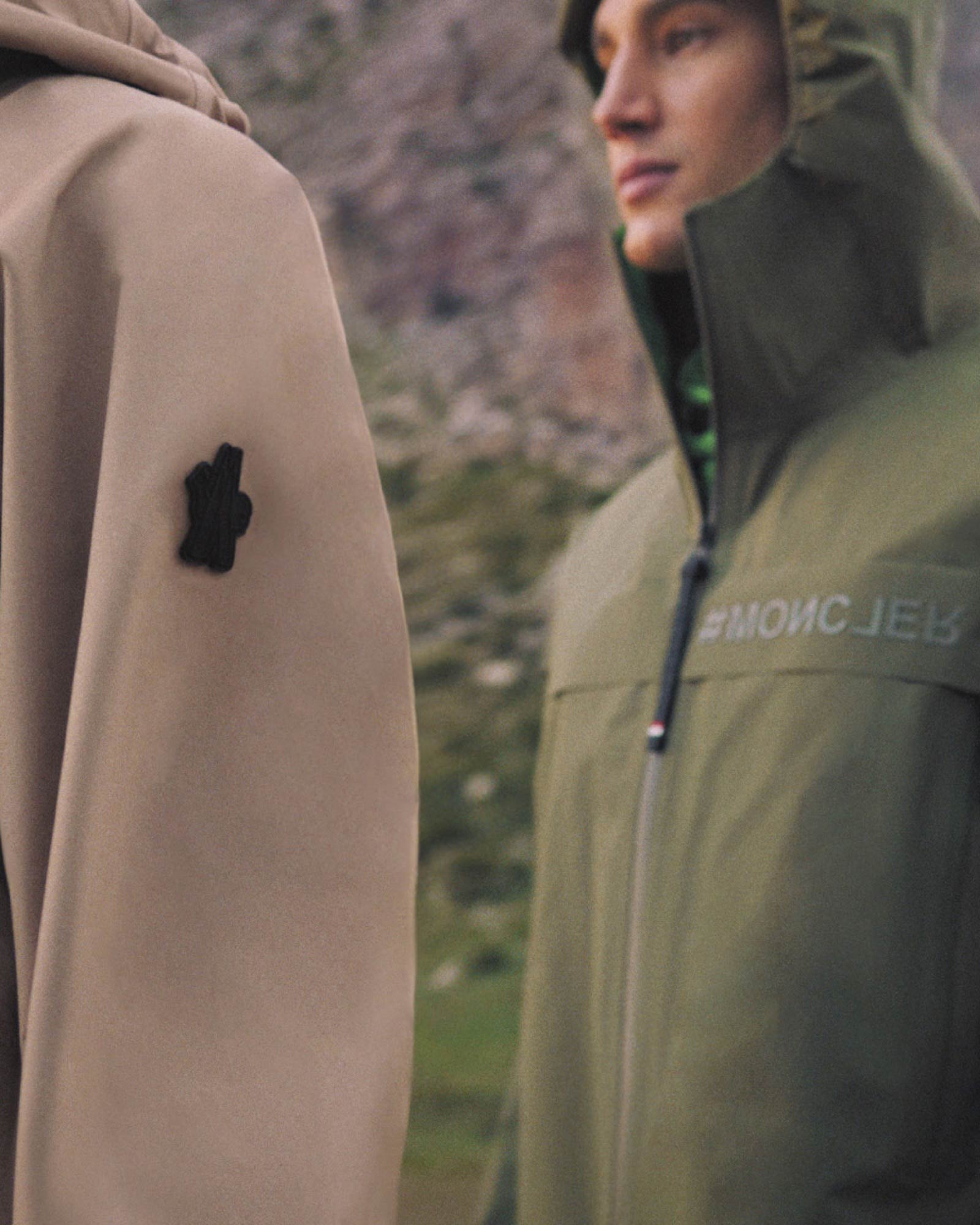 Moncler Grenoble Spring/Summer 2023 jackets and garments with GORE-TEX, POLARTEC® fleece and SENSITIVE® fabrics for wind and rain protection