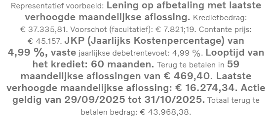 representatief voorbeeld