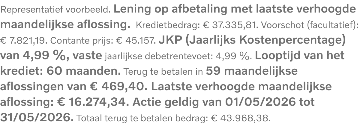 representatief voorbeeld