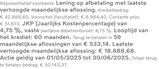 representatief voorbeeld