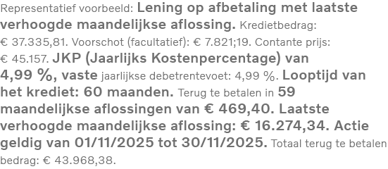 representatief voorbeeld