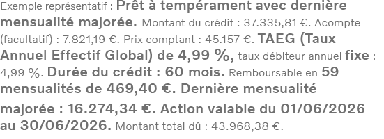 Exemple représentatif