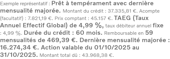 Exemple représentatif