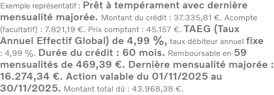 Exemple représentatif