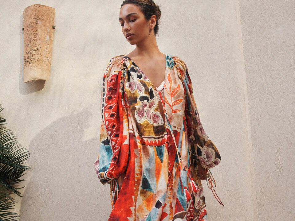 sachin and babi light blue dress Rock The Holidays — Created Colorful main image 0